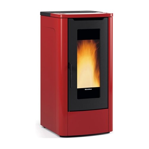foto del prodotto stufa pellet extraflame teorema 5.0 bordeaux