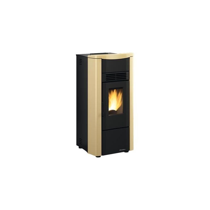 foto del prodotto stufa pellet giusy evo 2.0 extraflame pergamena kw 8 mm 498x504 h.mm 1022