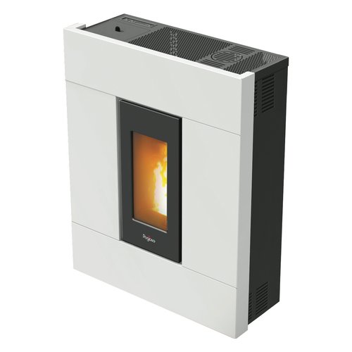 foto del prodotto stufa pellet pegaso 7019032 tabla 7 slim bianco