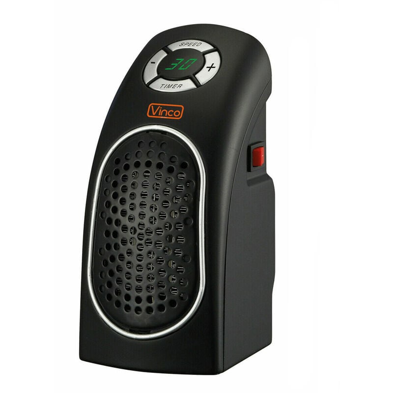 foto del prodotto stufa stufetta elettrica ceramica 400w portatile compatta regolabile con termostato vinco