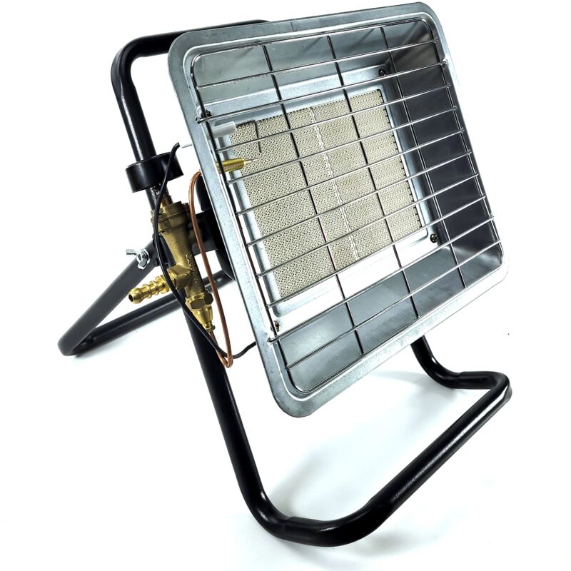 foto del prodotto stufa stufetta riscaldatore infrarossi gpl da esterno 3900w per bar giardini terrazze - vinco