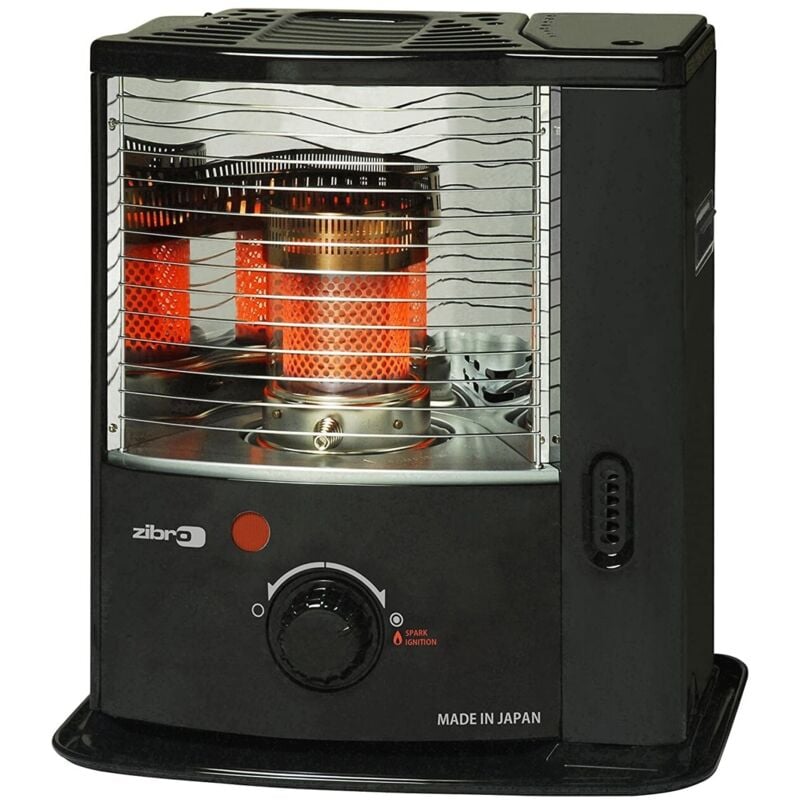 foto del prodotto stufa zibro a stoppino rs 122 nera 2,2 kw