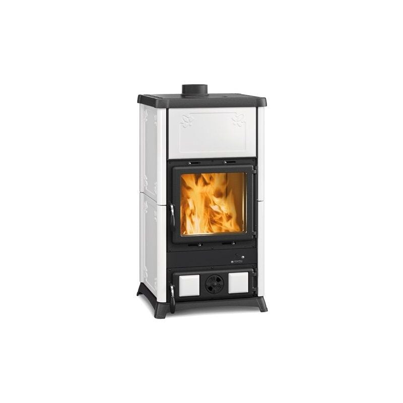 foto del prodotto stufe a legna fedora potenza termica nominale 8,3 kw colore bianco - nordica