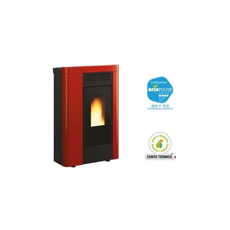 foto del prodotto stufe stufa a pellets annabella 8 canalizzata nordica kw h 8 cm. 70x32xh107