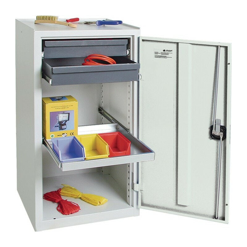 foto del prodotto stumpf - servo di armadio macchina per utensili h1000xl500xp500 mm 2 cassetti. 1 scaffale