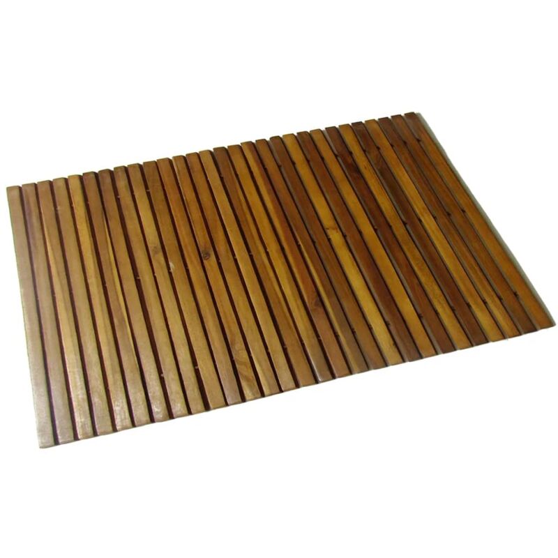 foto del prodotto stuoia per bagno in acacia 80 x 50 cm