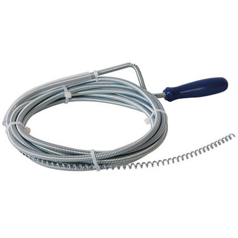 foto del prodotto sturalavandini sonda spirale flessibile per pulizia tubi 3m x 6mm silverline