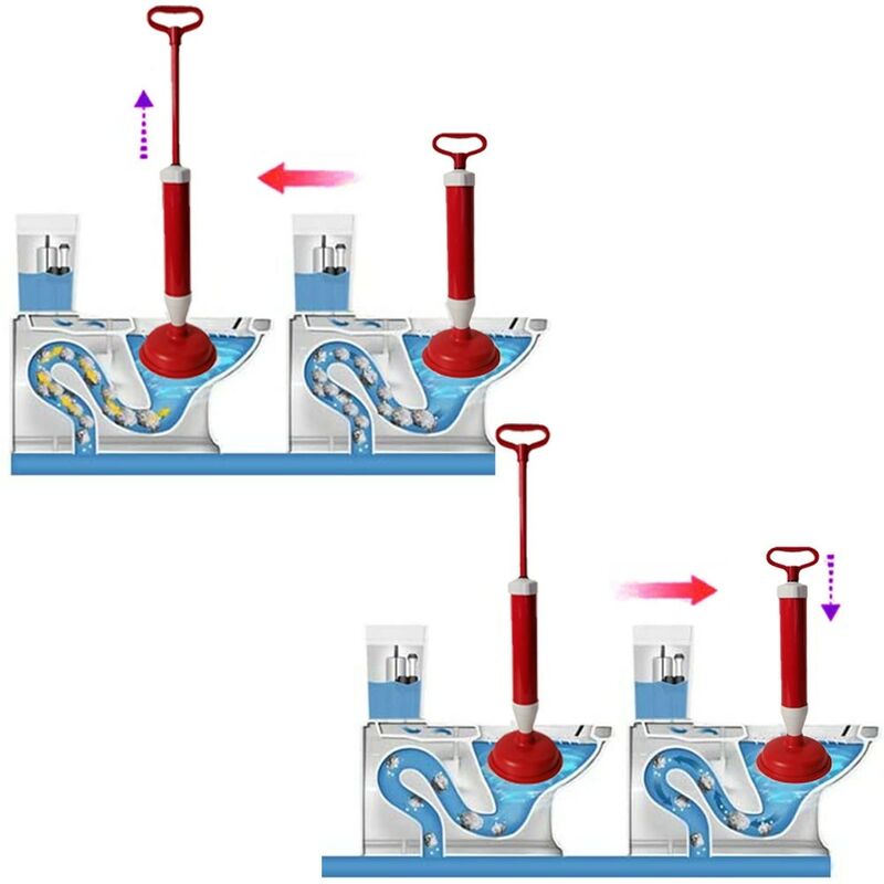 foto del prodotto sturalavandini ventosa pressione pompa sturatore scarico lavello wc pulisce tubi disostruente potente