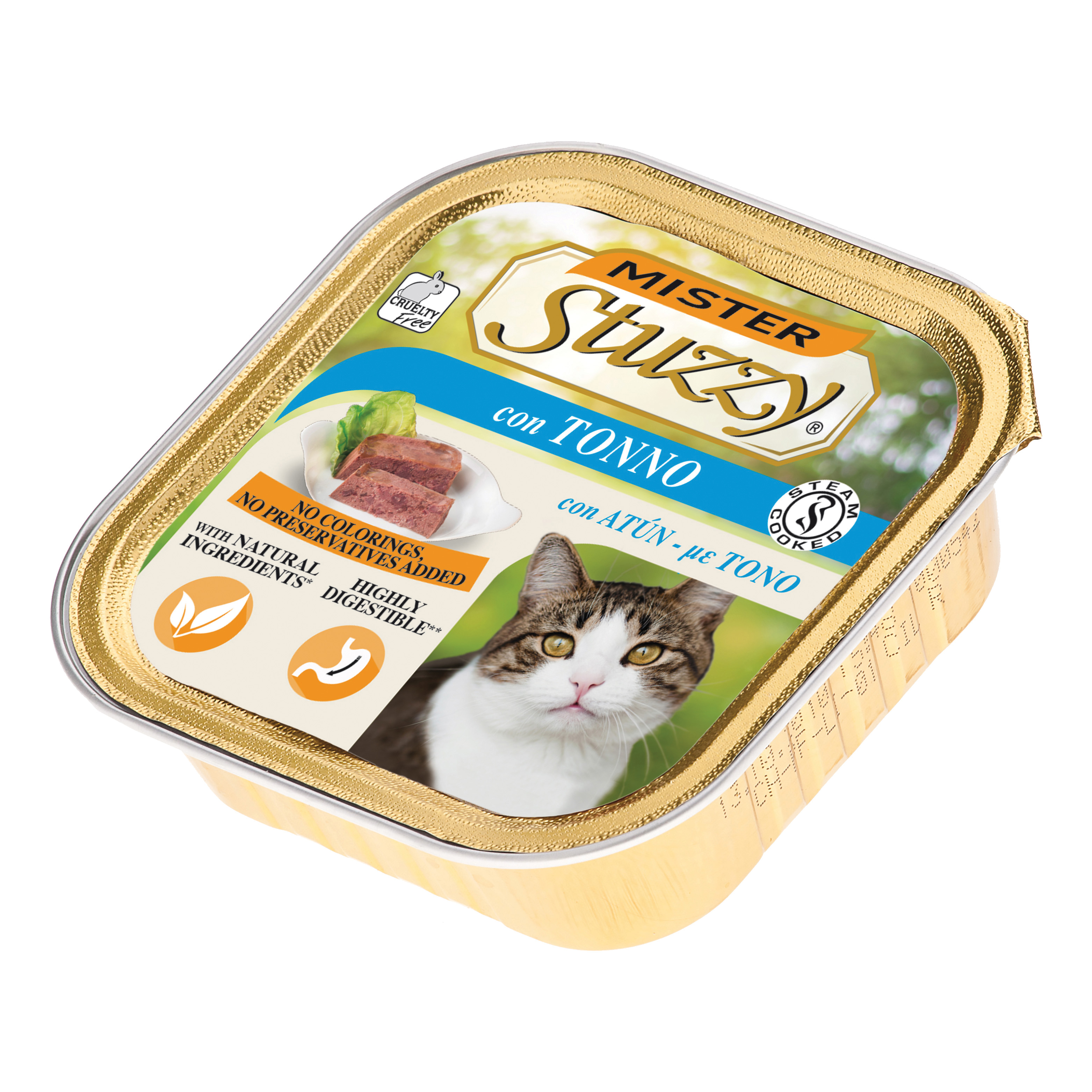 foto del prodotto stuzzy gatto pate 039 vaschetta adulto tonno 100 gr