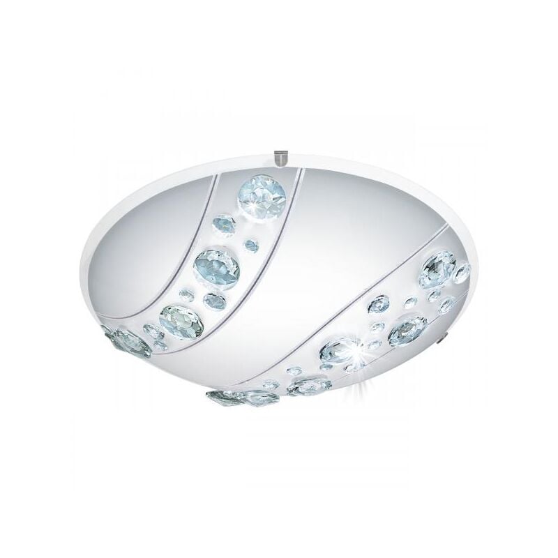 foto del prodotto style collection plafoniera nerini 30cm cristalli led 16w eglo