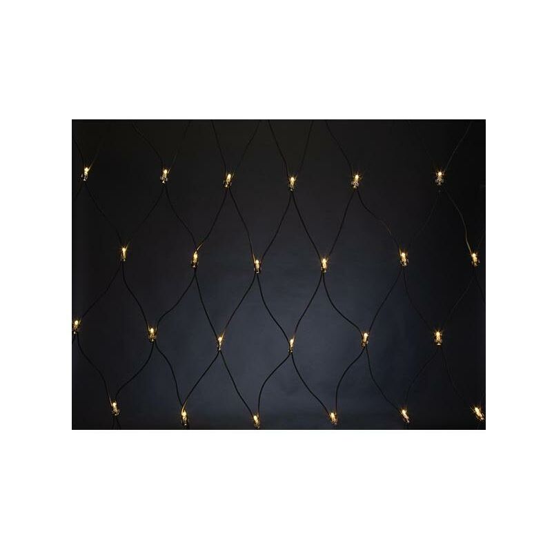 foto del prodotto subra led prolunga subra 2 x 2 m 144 lampade bianco caldo filo nero 230 v