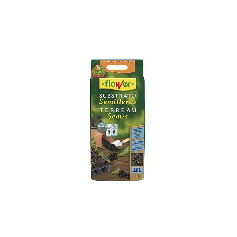 foto del prodotto subrate semilleros flower 20 litri