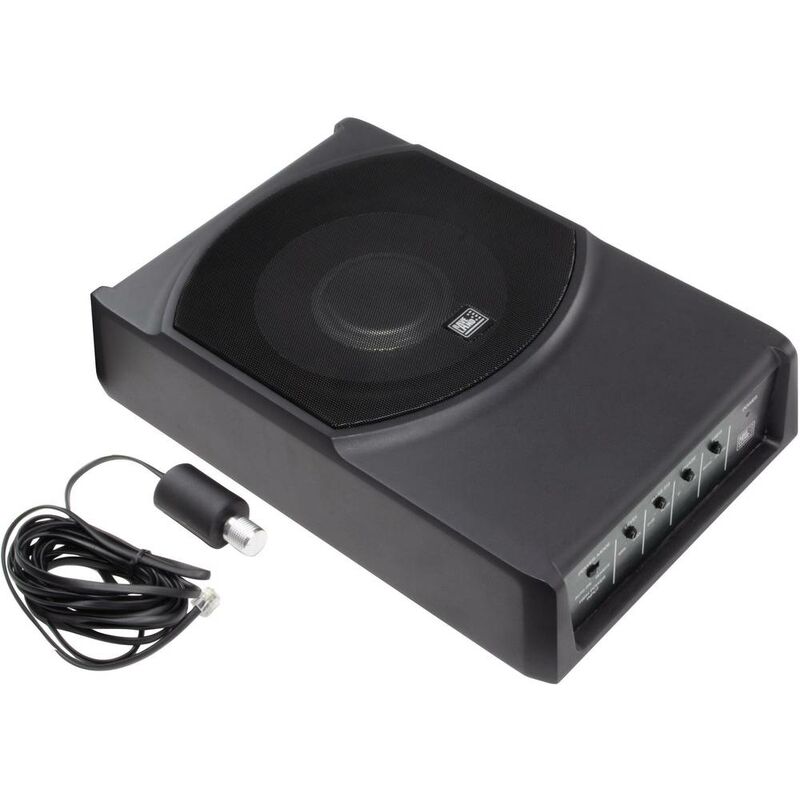 foto del prodotto subwoofer attivo per auto 600 w raveland flatsub fs 8