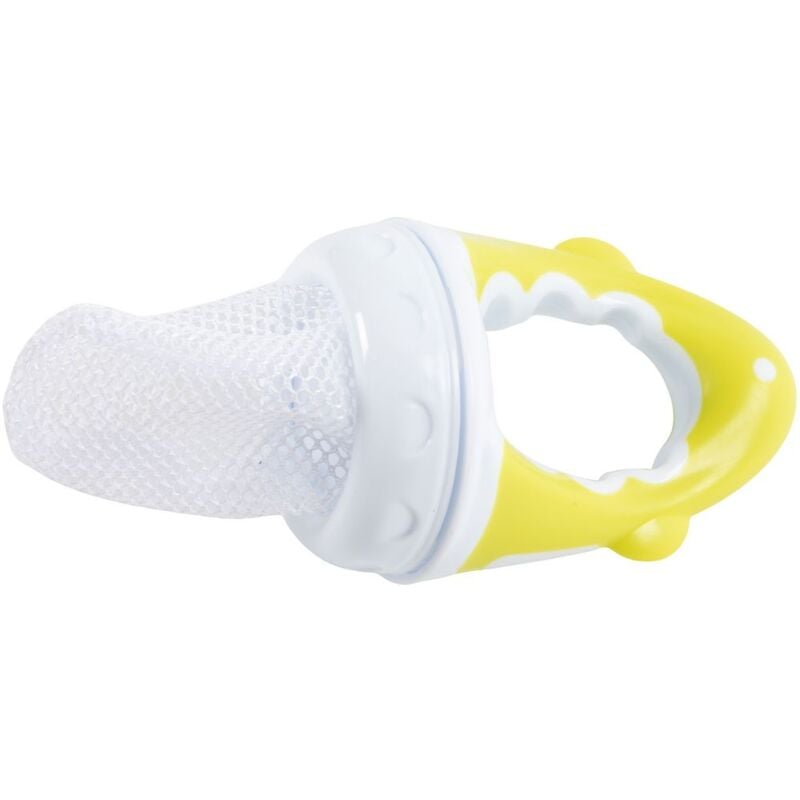foto del prodotto succhia frutta neonati senza bpa, in nylon, con impugnatura antiscivolo e copertura igienica