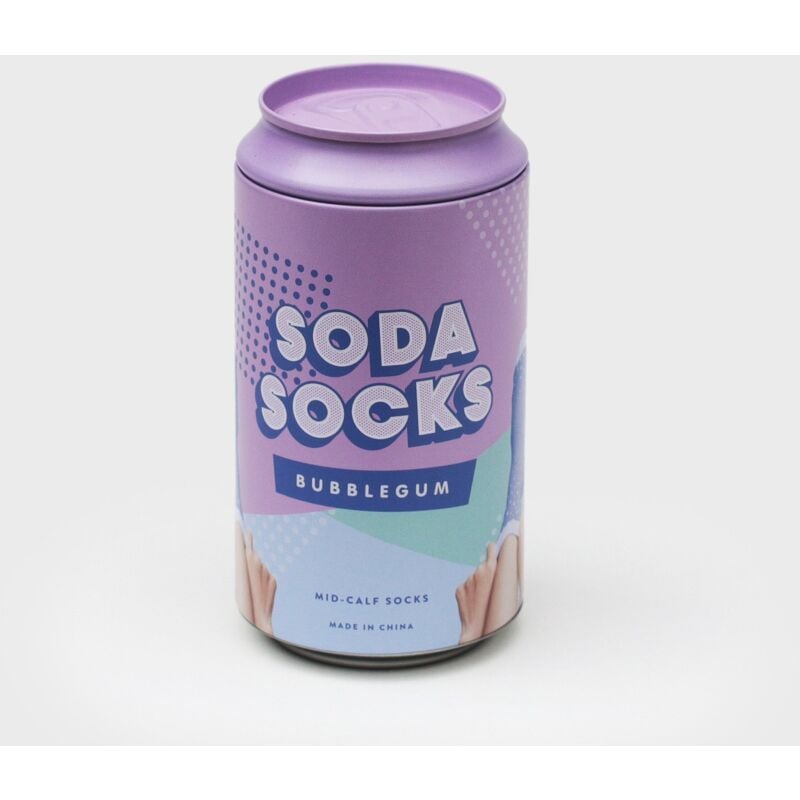 foto del prodotto suck uk - calzini alla soda - gomma da masticare - viola