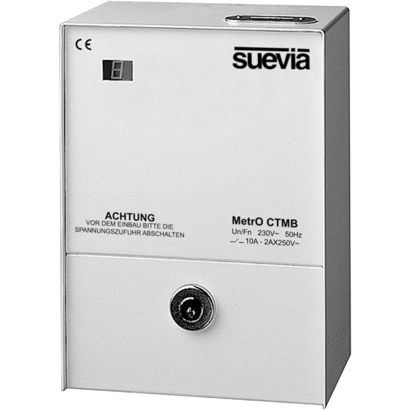 foto del prodotto suevia su120132 timer a gettoni 230 v ac 150 ore ip20