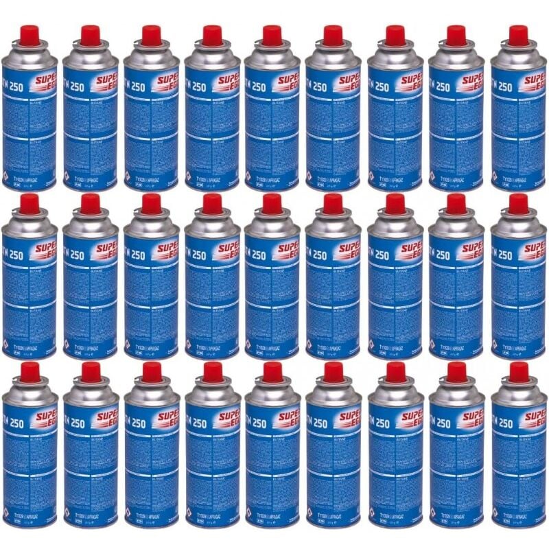 foto del prodotto suinga - 28 cartucce di gas butano superego da 220 g per fornelli, cartucce di gas da campeggio, bombole