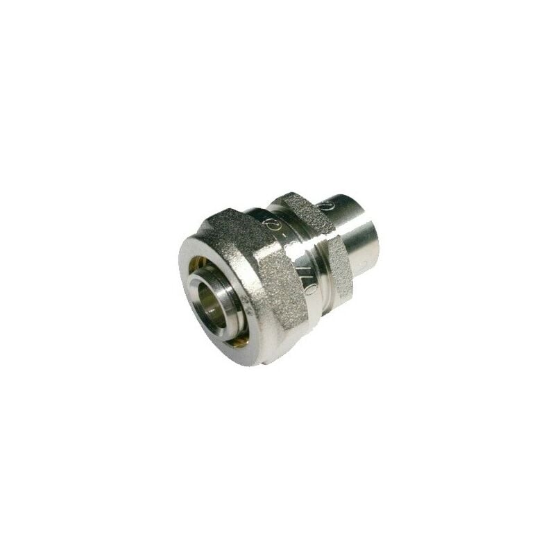 foto del prodotto suinga adattatore in rame 15mm 16mm per tubo a compressione multistrato da 16 mm, senza necessit di crimpatrice, grigio
