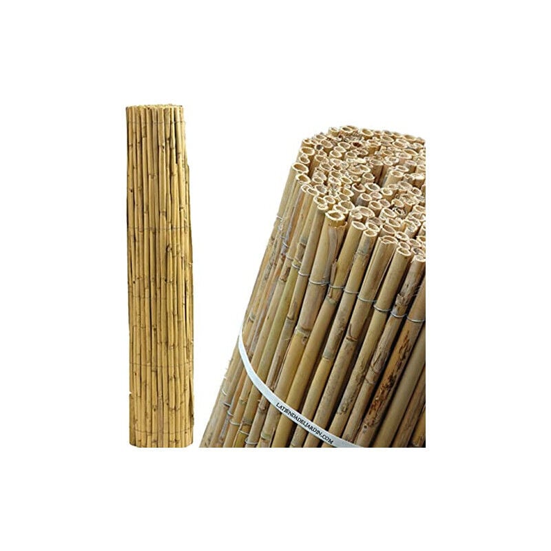 foto del prodotto suinga canniccio intero naturale giardino 2 x 5 m, utile per giardini e balconi, frangivento
