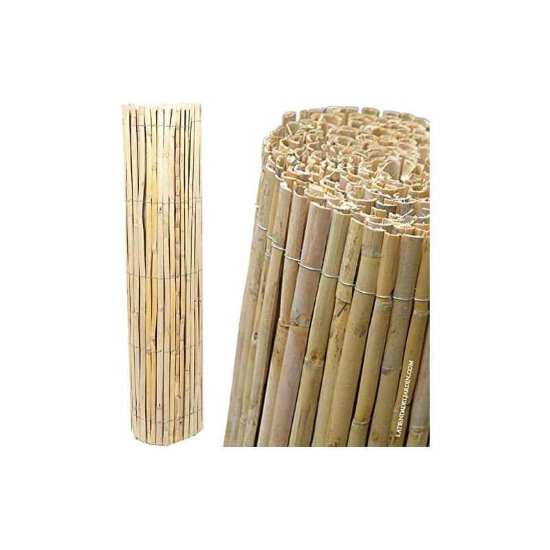 foto del prodotto suinga canniccio naturale a spacco 1,2 x 5 m, utile per giardini e balconi, frangivento