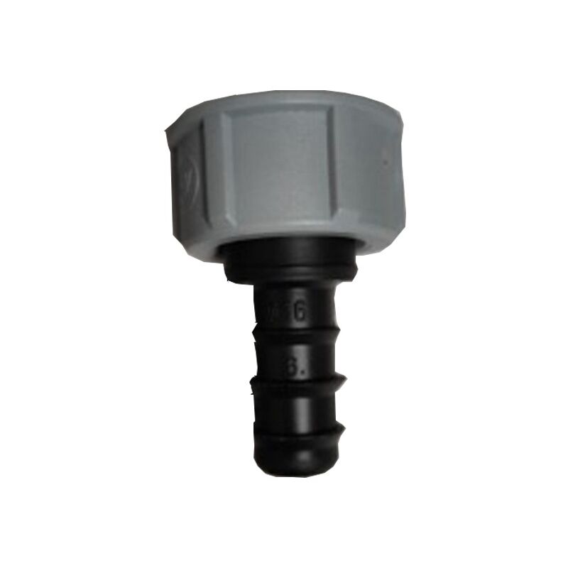 foto del prodotto suinga collegamento filettato femmina per irrigazione a goccia 16 mm x 3 4 , rubinetto su connettore tubo da 16 mm
