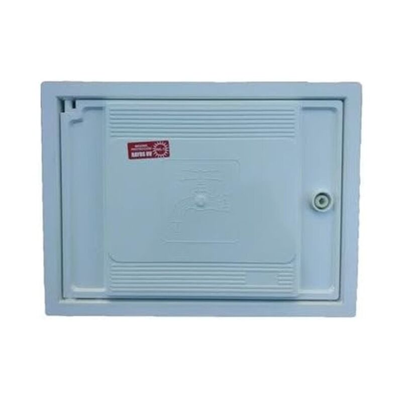 foto del prodotto suinga controporta in pvc bianco ad alta resistenza, montata su telaio a muro. misure 30x40 cm