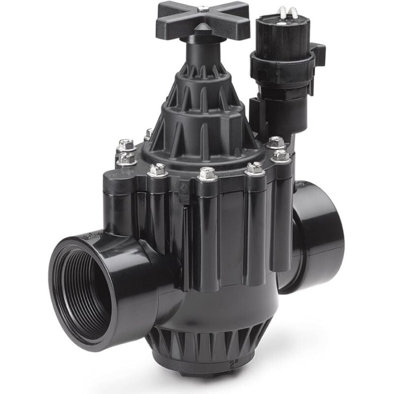 foto del prodotto suinga elettrovalvola per irrigazione 1 1 2 24v 150pg con regolatore di flusso compatibile con programmatori di irrigazione electtr