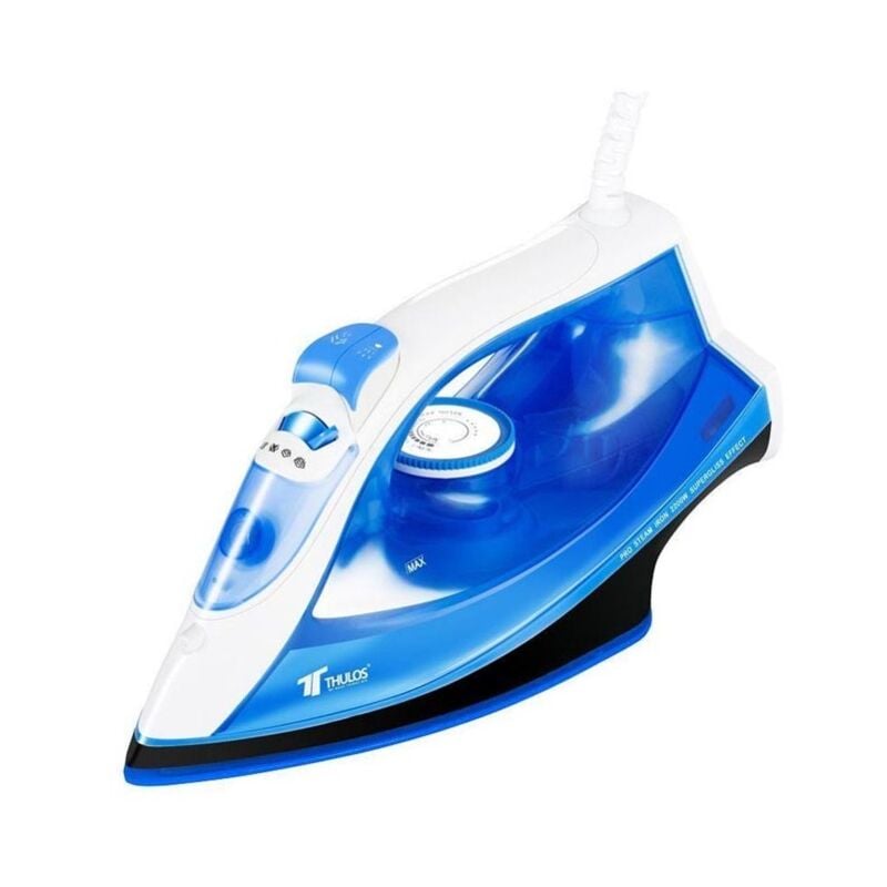 foto del prodotto suinga ferro da stiro a vapore thulos, piastra rivestita in ceramica, 2200w.