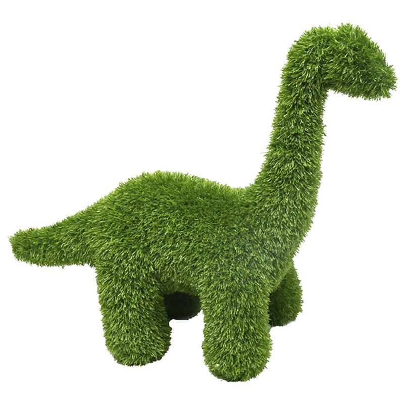 foto del prodotto suinga figura di erba artificiale dinosauro brachiosauro 26x65x80 cm per decorazione ideale per giardino, terrazza e casa