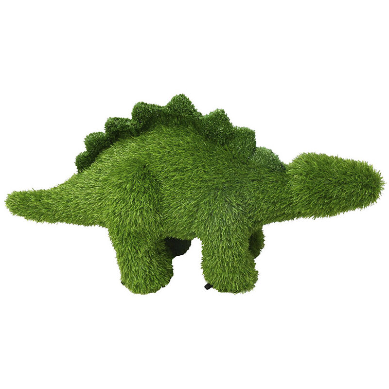 foto del prodotto suinga figura di erba artificiale dinosauro stegosauro 24x80x40 cm per decorazione ideale per giardino, terrazza e casa