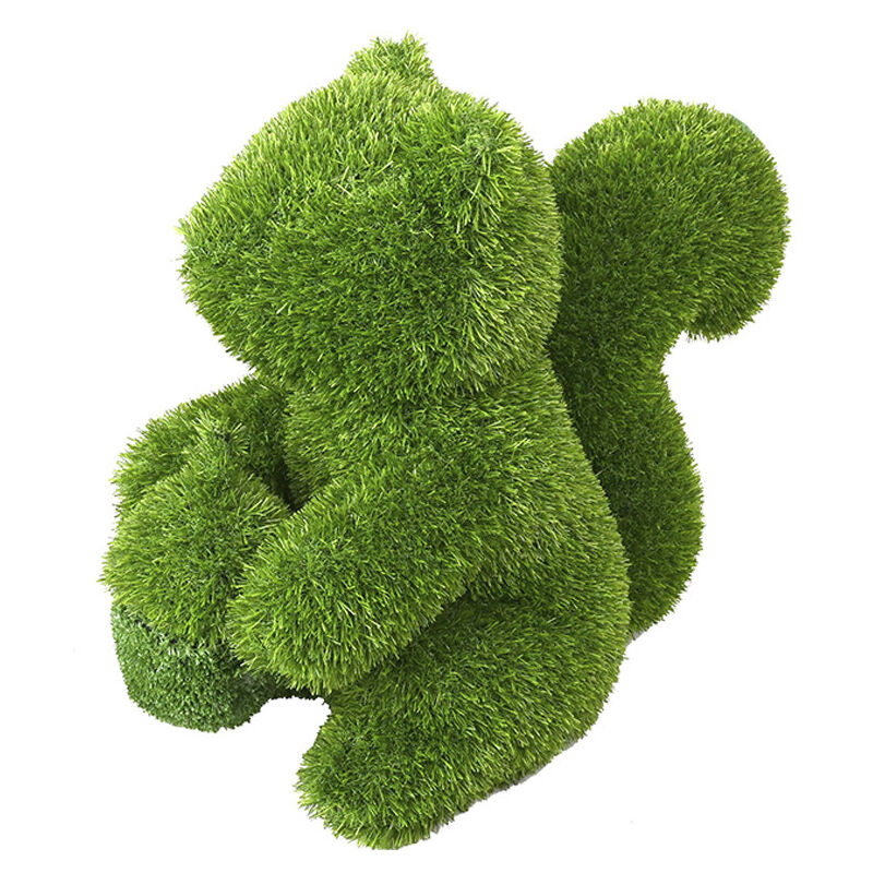 foto del prodotto suinga figura di erba artificiale scoiattolo 22x41x35 cm per decorazione ideale per giardino, terrazza e casa