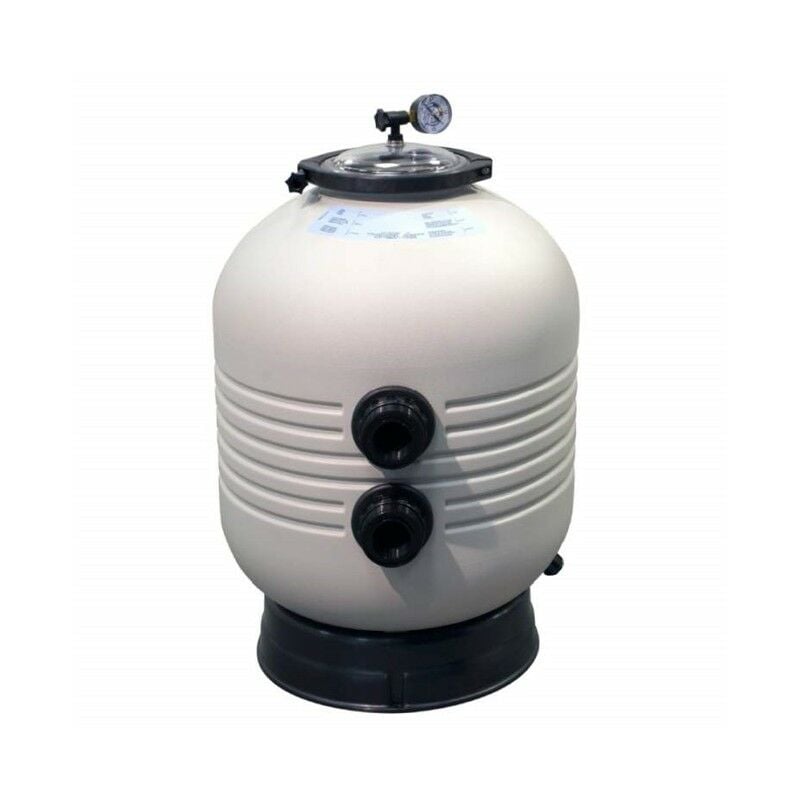 foto del prodotto suinga filtro soffiato m 3000. diametro 430 mm con valvola laterale 9000 l h pressione massima di esercizio 2,5 bar.