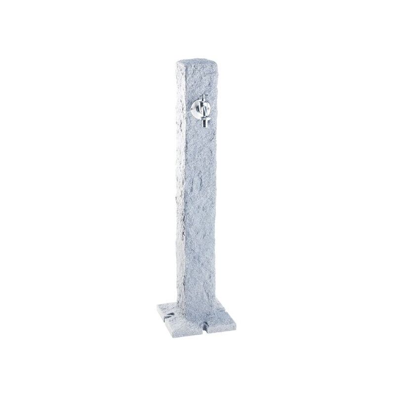 foto del prodotto suinga fontana da giardino luminosa, imitazione pietra granito rubinetto, 100 cm