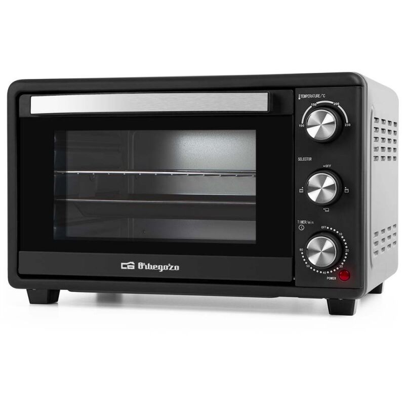 foto del prodotto suinga - forno elettrico da tavolo orbegozo. capacità 25 litri. potenza 1.500 w. calore superiore e inferiore.