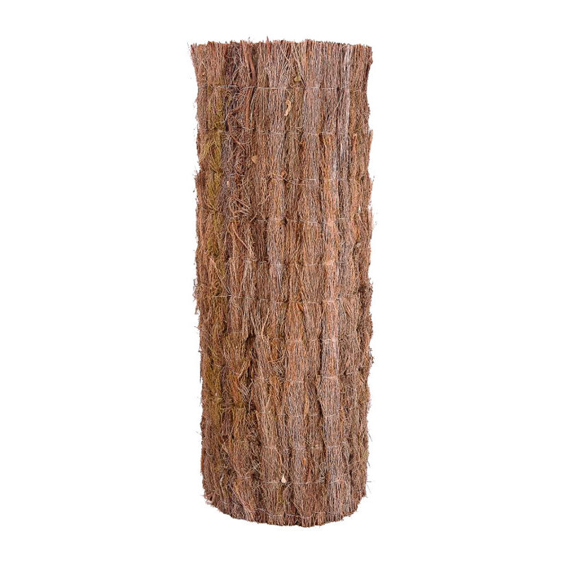 foto del prodotto suinga frangivista in brandelli di erica, rete di erica. erica naturale rustica. trellis 0,8 x 3 m. oscuramento totale 100 