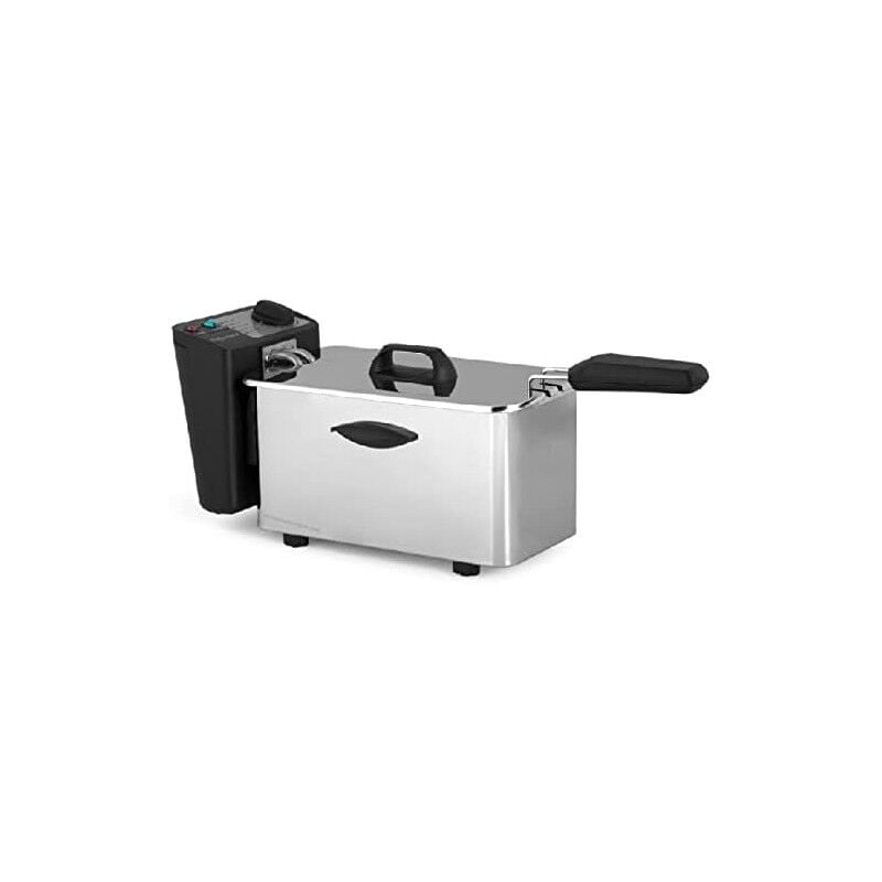 foto del prodotto suinga friggitrice professionale in acciaio inossidabile orbegozo. capacit 3,5 litri. termostato regolabile. potenza 2000w.