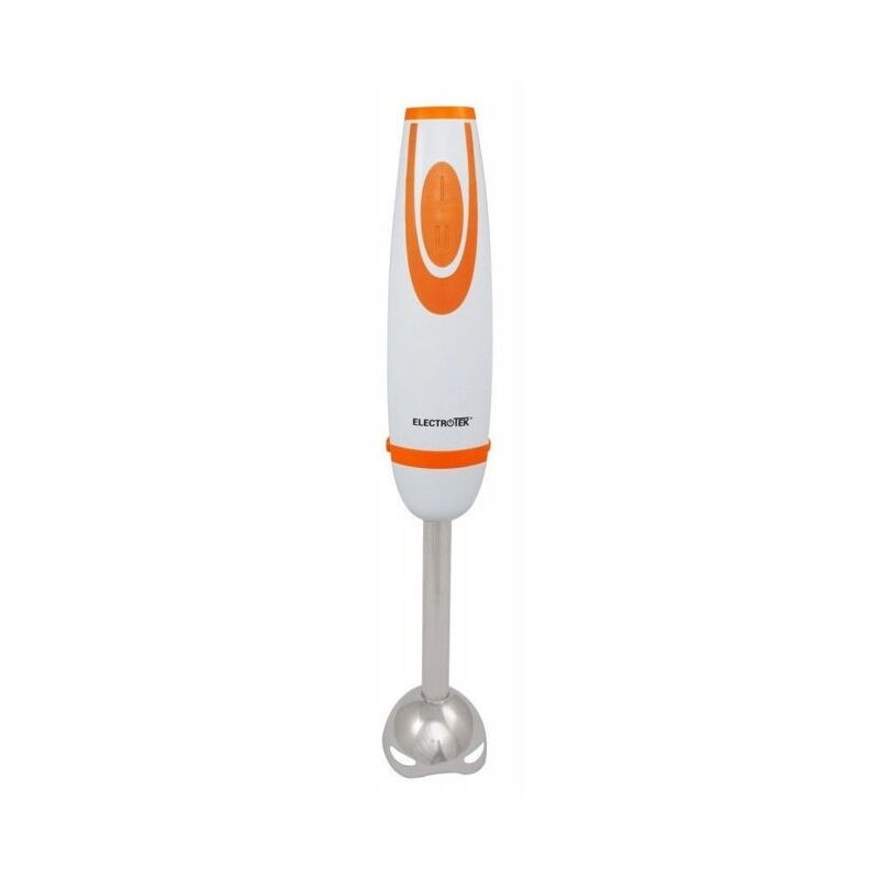 foto del prodotto suinga frullatore a immersione thulos a 2 velocit , asta e lame in acciaio inox colore arancio .