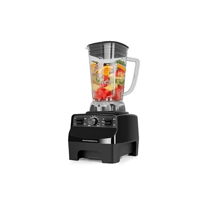 foto del prodotto suinga frullatore professionale in vetro orbegozo 1500w. ideale per frullati, frullati e cocktail. trita il ghiaccio in pochi secondi.