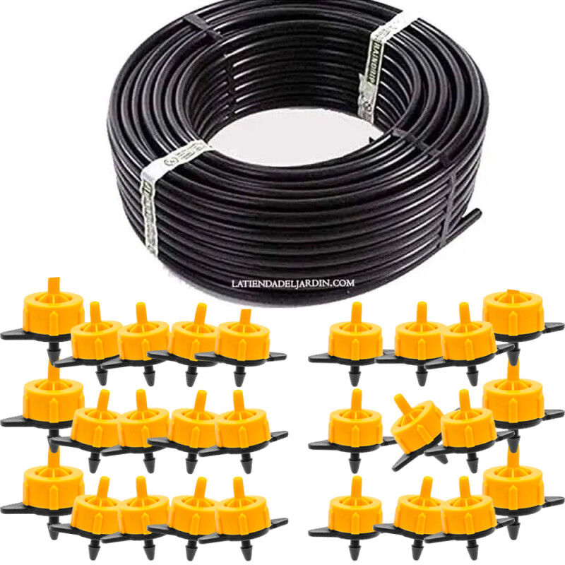 foto del prodotto suinga gocciolatoio da 16mm 100 metri 100 gocciolatori autocompensante estraibili da 16 litri ora