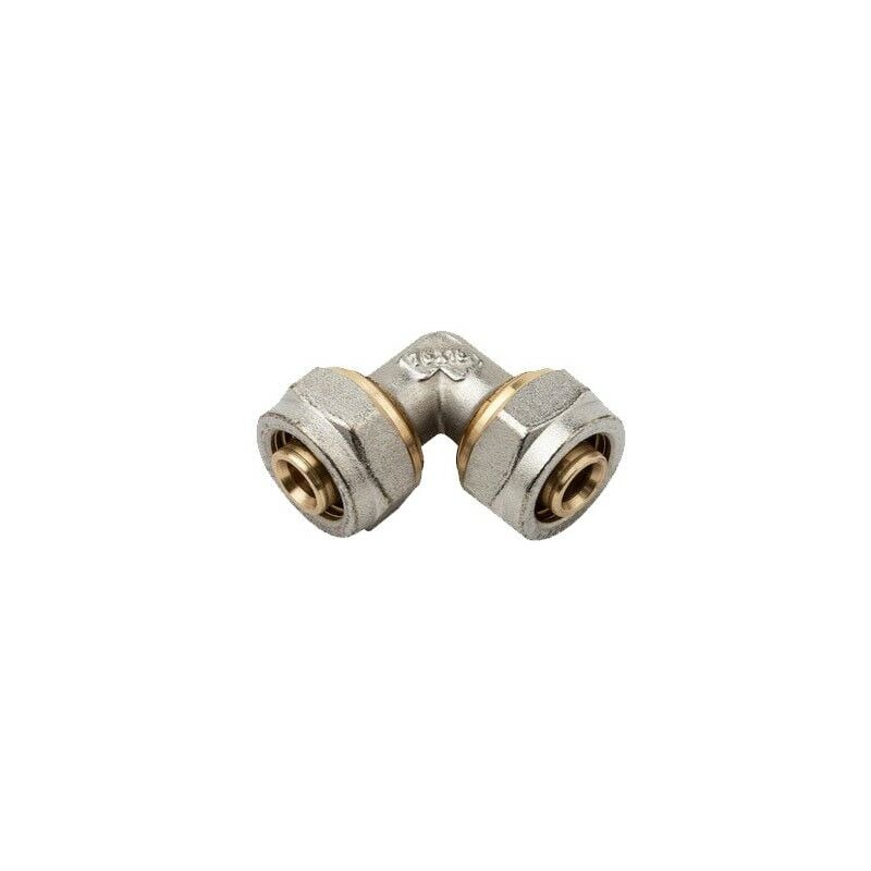 foto del prodotto suinga gomito per tubo multistrato a compressione da 20 mm, senza necessit di crimpatrice, grigio