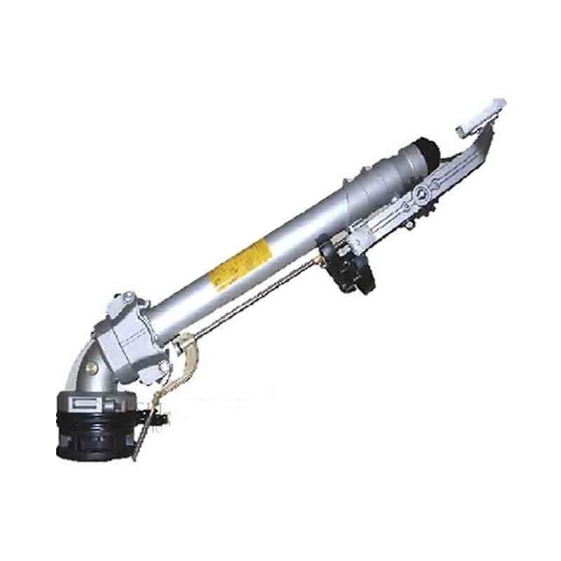 foto del prodotto suinga irrigatore agricolo kronos in metallo con flangia. angolo di irrigazione regolabile. portata da 40 a 78 m. irrigatore a impulso