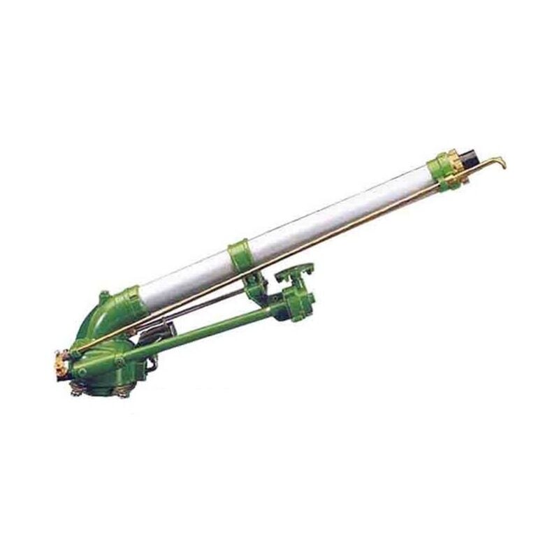 foto del prodotto suinga irrigatore agricolo mariner in metallo con flangia. angolo di irrigazione regolabile. portata da 42 a 67 m. irrigatore a impulso