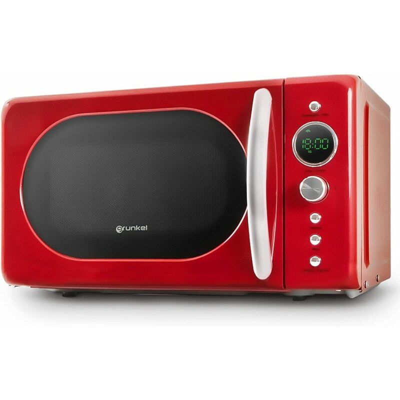 foto del prodotto suinga microonde vintage grunkel mwdgr, 20l, digitale, rosso