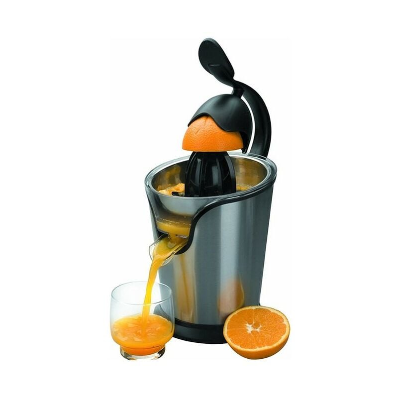 foto del prodotto suinga mini spremiagrumi elettrico con braccio, potenza 100 w, colore grigio, misure 30x20x29 cm