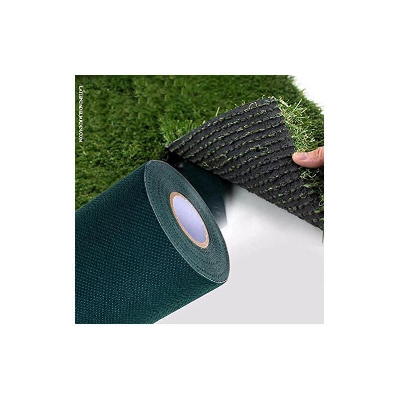 foto del prodotto suinga nastro adesivo per erba artificiale una faccia 30 cm x 30 metri banda di unione interno ed esterno per erba artificiale