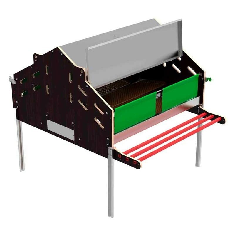 foto del prodotto suinga - nido centrale eco colectavi, per 120 galline, 124x179x133 cm