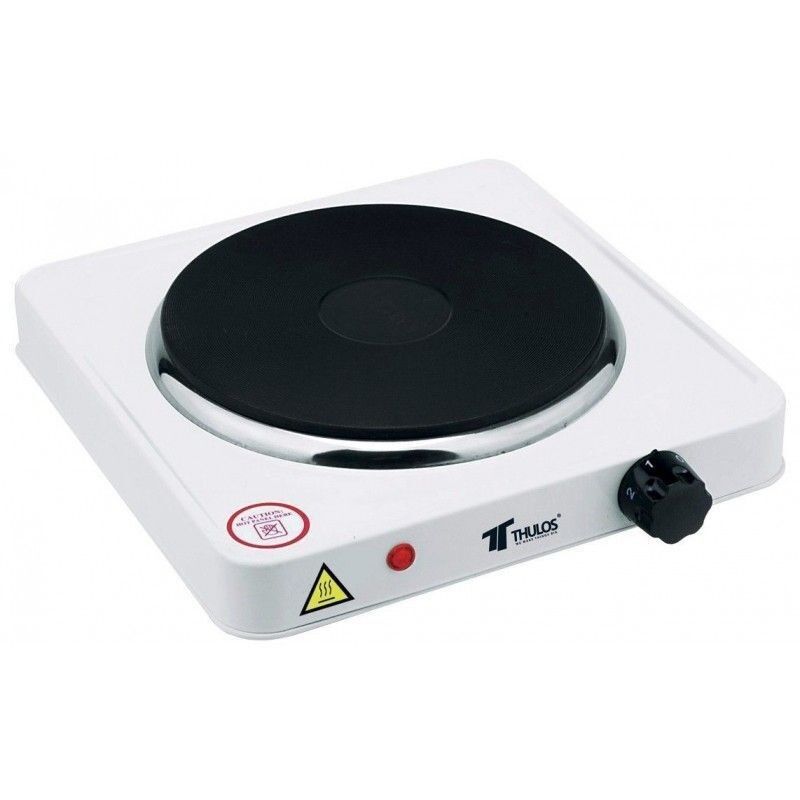 foto del prodotto suinga piastra di cottura elettrica 1 fuoco 1000w, piastra da cucina per studenti o campeggio, 24x22 cm