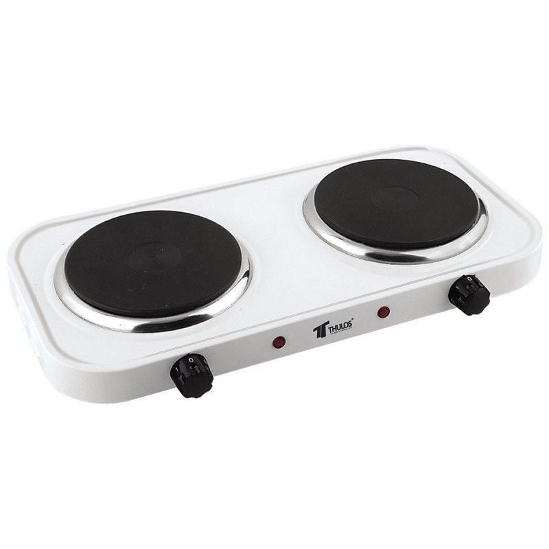 foto del prodotto suinga piastra di cottura elettrica doppia 2000w, piastra da cucina per studenti o campeggio, 50x29 cm