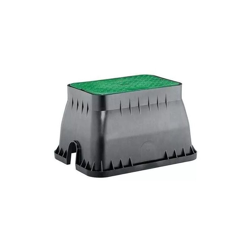 foto del prodotto suinga pozzetto di irrigazione rettangolare jumbo 50x64x30 cm contenitore per 4 7 elettrovalvole o accessor