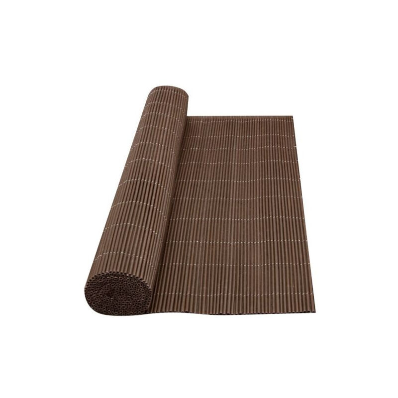 foto del prodotto suinga recinzione di vimini artificiale 1 x 3 metri, colore marrone 1.300 g m2, occultamento 90 , consigliata per l ombra o giardino.